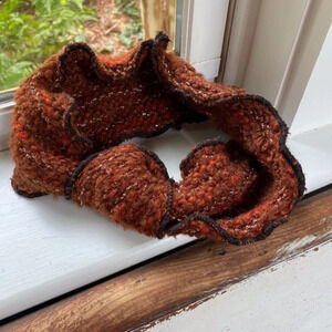 Anthropologie Tweed Sparkle Turban Headband